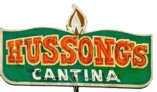 Image of the Hussong's Cantina original sign.